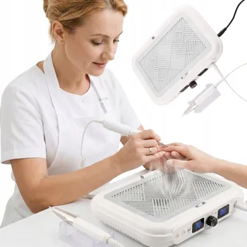 BRUSKA NA NEHTY MANIKÚRA S ODSÁVÁNÍM PRACHU BEZKARTÁČOVÝ MOTOR