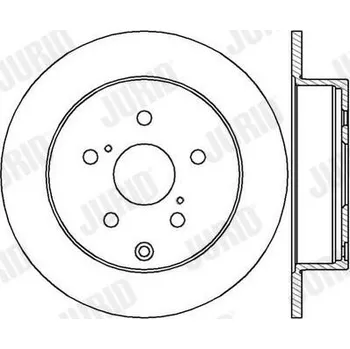 Brzdový kotouč Brzdový kotouč JURID 562431JC