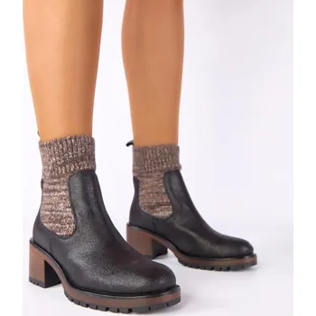 Dámská zimní obuv Boty na podpatku model 222348 Solea 39