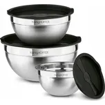 KönigHOFFER Mísa z nerezové oceli 3 ks