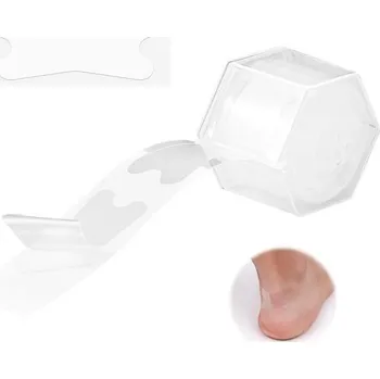 Náplast 30 kusů neviditelných voděodolných obvazů na puchýře na patách, neviditelných podložek na puchýře,