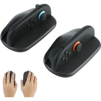 Herní konzole Držák na myš Baomaeyea pro 2 herní ovladače a Nintendo Switch 2, základní úchop pro myš, pouzdro na