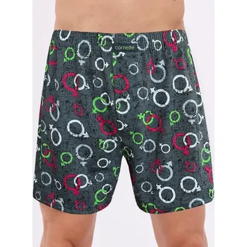 Pánské spodní prádlo Trenýrky Cornette classic 001/190 Barva: Šedá, Velikost: 5XL
