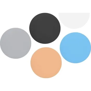 PATIKIL 1 sada 7,87 palcových reflexních podkladových desek z PVC, stojanu na stojan pro gramofony,