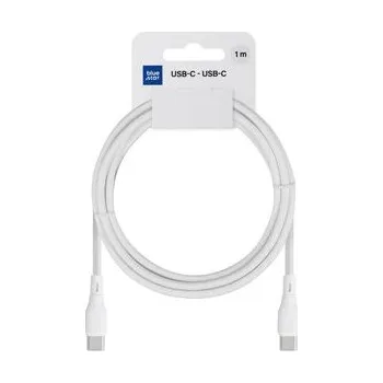 Kabel USB‑C – USB‑C Blue Star 3A 60W ECO 1 m, bílý - Blue Star + zdarma možnost vyzkoušet a vrátit zboží do 30 dní
