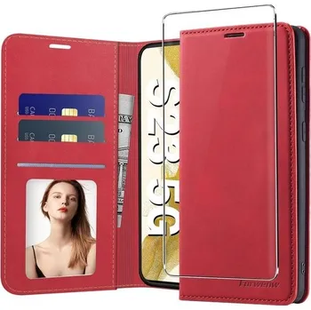 Pouzdro na mobilní telefon Pouzdro Neivi pro Samsung Galaxy S23 5G, prémiové kožené flipové pouzdro s magnetickým zapínáním a