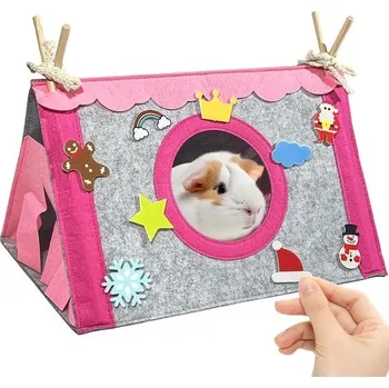 Úkryt pro malá zvířata, úkryt pro morčata, úkryt pro křečky, stan, domeček pro domácí mazlíčky,