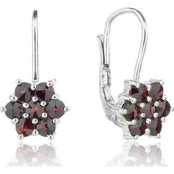 Řetízek Český Granát Jan Kos jewellery Stříbrné náušnice 13073945001