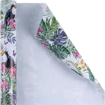 Party dekorace Dárková role Holijolly - Paví peří 43cm×10m