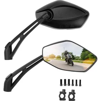 Kolo pro motocykl Motocyklové zpětné zrcátko KEMIMOTO s certifikací e, univerzální M8 a M10, motocyklové zpětné