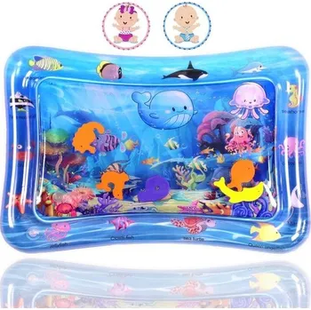 Hračka pro kojence Dětská vodní podložka, Vodní hrací podložka pro miminka, hračky 3, 6, 9 měsíců, Senzorické hračky