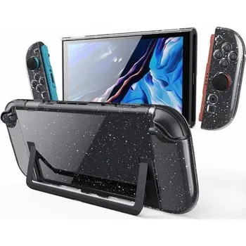 Herní konzole Ochranné pouzdro JEMDO kompatibilní s Nintendo Switch 2 (2025) – průhledné pevné PC pouzdro s