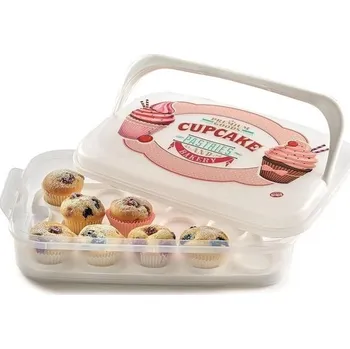 Nůžky | Držák na muffiny 7 litrů bílý | Nádoba na bonbóny | Zdobená nádoba s táckem | Vyrobeno v