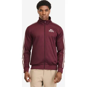 Pánská mikina Lonsdale pánská mikina na zip Lonsdale krémová | tmavě červená 3502450