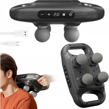 Masážní přístroj MASÁŽNÍ PŘÍSTROJ VYSOKOFREKVENČNÍ NA TĚLO SE 4 MASÁŽNÍMI HLAVICEMI