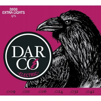 Struna pro kytaru a smyčcový nástroj Kytarové struny Darco D930 Electric Extra Lights