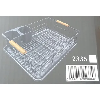 Odkapávač na nádobí ODKAPÁVAČ NA NÁDOBÍ ŠEDÝ STOJÍCÍ VELKÝ