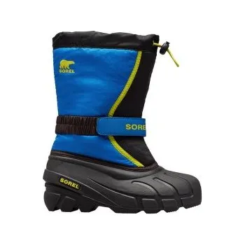 Chlapecká zimní obuv Sorel Youth Flurry (1855252) Black, Super Blue 014 modrá 31 EU