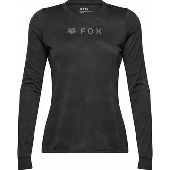 cyklistický dres Dámský cyklistický dres s dlouhým rukávem FOX RANGER Tru Dri LS Jersey Black, velikost L