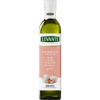 Přisada na vaření a pečení Extra panenský olivový olej s česnek 250ml Levante