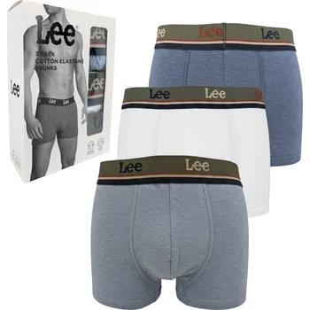 Boxerky Lee Forster pánské boxerky bavlněné slipy 3 kusy jako dárek s logem XL