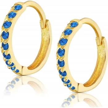 Náušnice Náušnice Ergold K3.2329Pr se zlatými růžovými zirkony