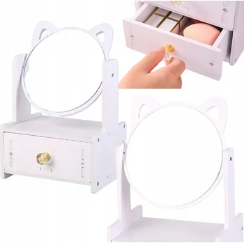 Toaletní stolek Toaletní Stolek Lean bílý 16 x 25 x 13 cm