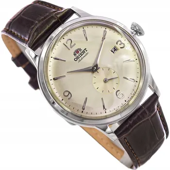 Hodinky Pánské hodinky ORIENT RA-AP0003S30B s hnědým řemínkem a automatickým DATUMOVKA