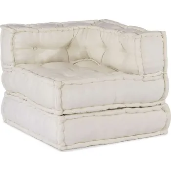 Pohovka vidaXL Modulární pohovka krémový 70x70x54 Látka