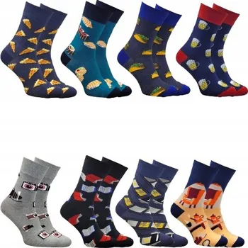 Pánské ponožky 10 x Ponožky BAVLNĚNÉ ponožky LEGRAČNÍ Barevné 43-46