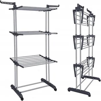 Sušák na prádlo SUŠÁK NA PRÁDLO VERTIKÁLNÍ SKLÁDACÍ NA OBLEČENÍ