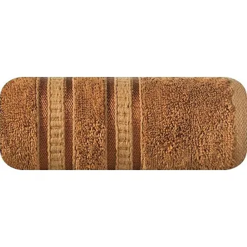 Ručník Eurofirany Bamboo Mila ručník 50 × 90 cm, světle hnědý