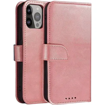 Pouzdro na mobilní telefon Pouzdro s klopou Hurtel pro Samsung Galaxy S25 Ultra, růžové