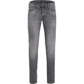 Pánská móda Jack&Jones Džíny 12243599 Šedé Slim Fit