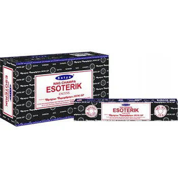 Vonná tyčinka Vonné tyčinky Satya ESOTERIK - velmi hluboká vůně pro soustředění, věštění, 1 balení