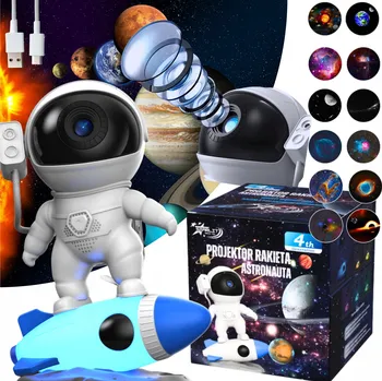 Projektor LED-RGB projektor 0100812 DLP bílý