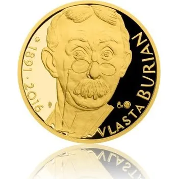 2016 - Zlatá medaile Vlasta Burian - číslováno - Au 1/2 Oz