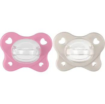 dudlíky CHICCO Šidítko PhysioForma® Dual Soft růžové 6-16m, 2 ks