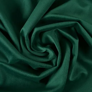 2. Třída - Látka samet/velvet Doris tmavě zelený