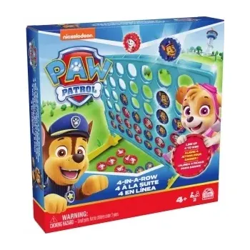 Desková hra Paw Patrol čtyři v řadě – rodinná stolní hra