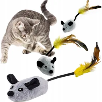 Hračka pro kočku Interaktivní Hračka pro kočky Decorya Interaktivní hračka pro kočky myš