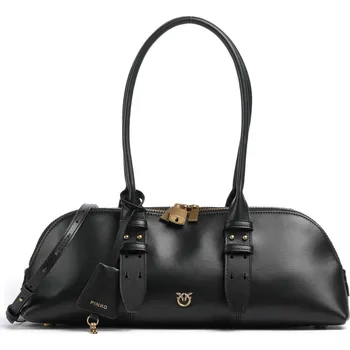 Pinko Bowling Horizontal Big - Kabelka v černá, kůže, 50547687 | Kabelky pro ženy & muže