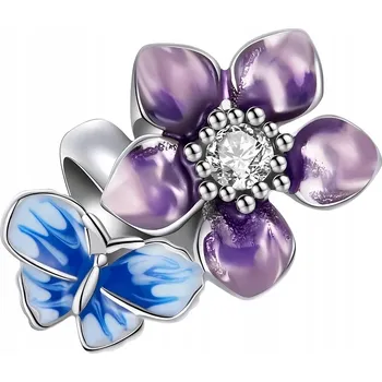 Přívěsek Přívěsek Charms Květiny Stříbro 925 Charms Trusky
