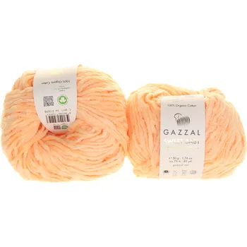 Příze Gazzal Sweet Baby organic cotton 2611 meruňková