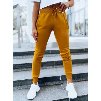 Dstreet Dámské tepláky Fits karamelová L UY0552 29921