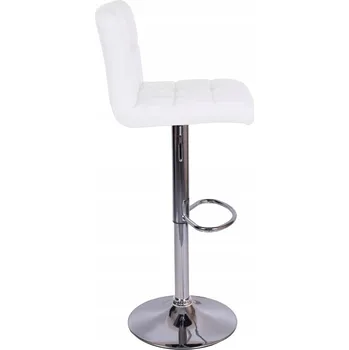 Barová židle Barová Židle eHokery bílý 107 cm umělá kůže