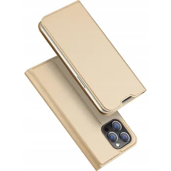 Pouzdro na mobilní telefon Flipové pouzdro Dux Ducis pro Apple iPhone 14 Pro Max zlaté