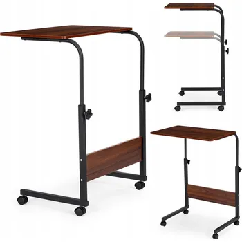 Psací stůl Obdélníkový psací stůl ModernHome 60 x 48 x 86 cm, kaštanová barva