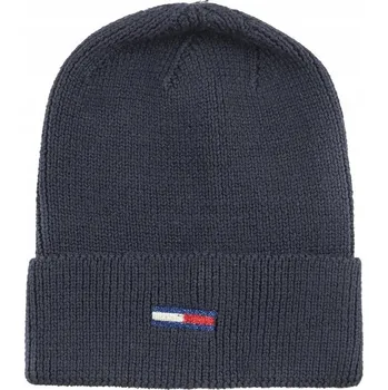 Čepice Tommy Hilfiger zimní čepice beanie modrá, univerzální velikost