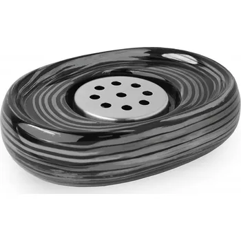 Mýdlenka Volně stojící Mýdlenka Sepio Bona, černá keramika